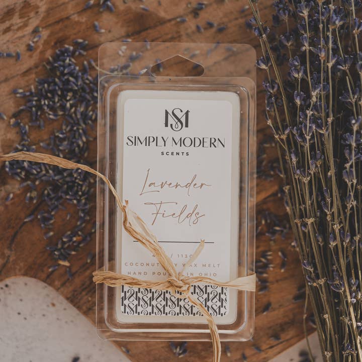 Lavender Fields Coconut Soy Wax Melt for wholesale by Simply Modern Scents