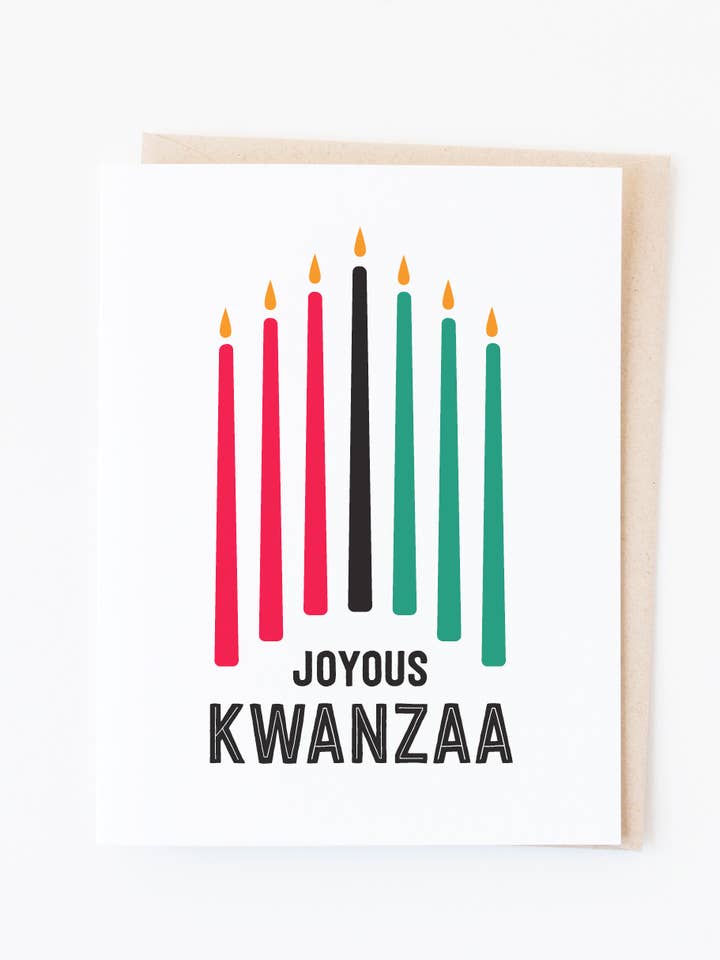 Tarjeta de felicitación festiva alegre de Kwanzaa para venta al por mayor de Graphic Anthology Greeting Cards