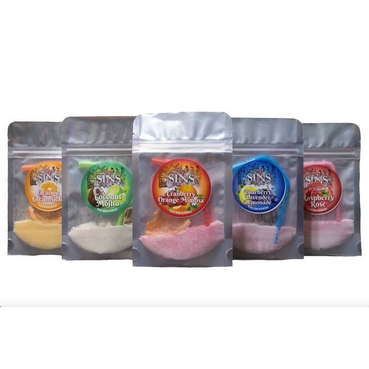 7 Sins Mixes - Wholesale Cocktail Mix/Syrup - 7Sins Single Serving Cocktail Mix