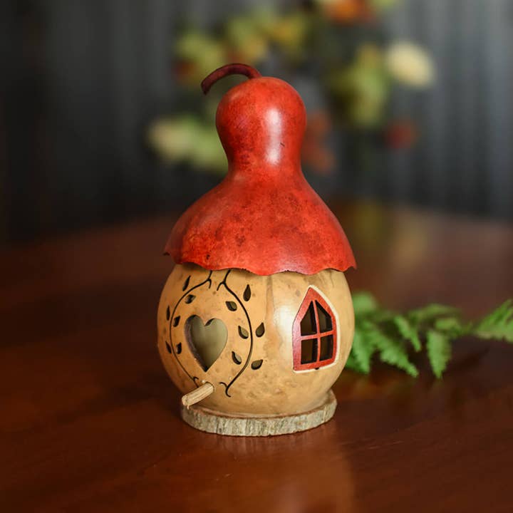 Meadowbrooke Gourds - Wholesale Decorative Tabletop Object - Indoor Decorative Birdhouse Gourd