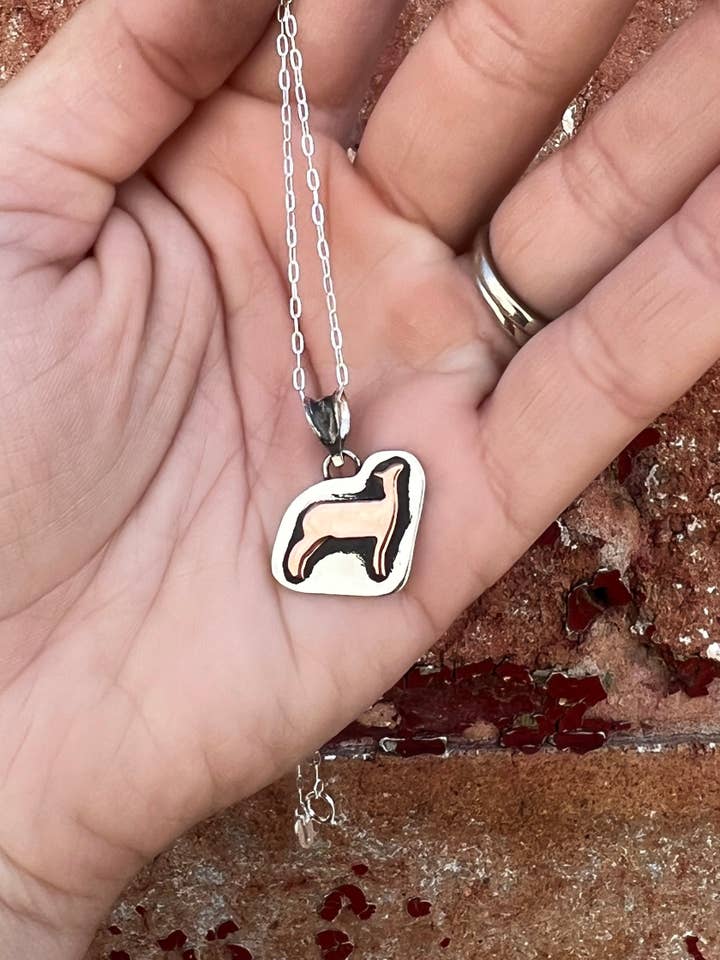 Show Sheep pendant for wholesale by Cactus Rose Studios