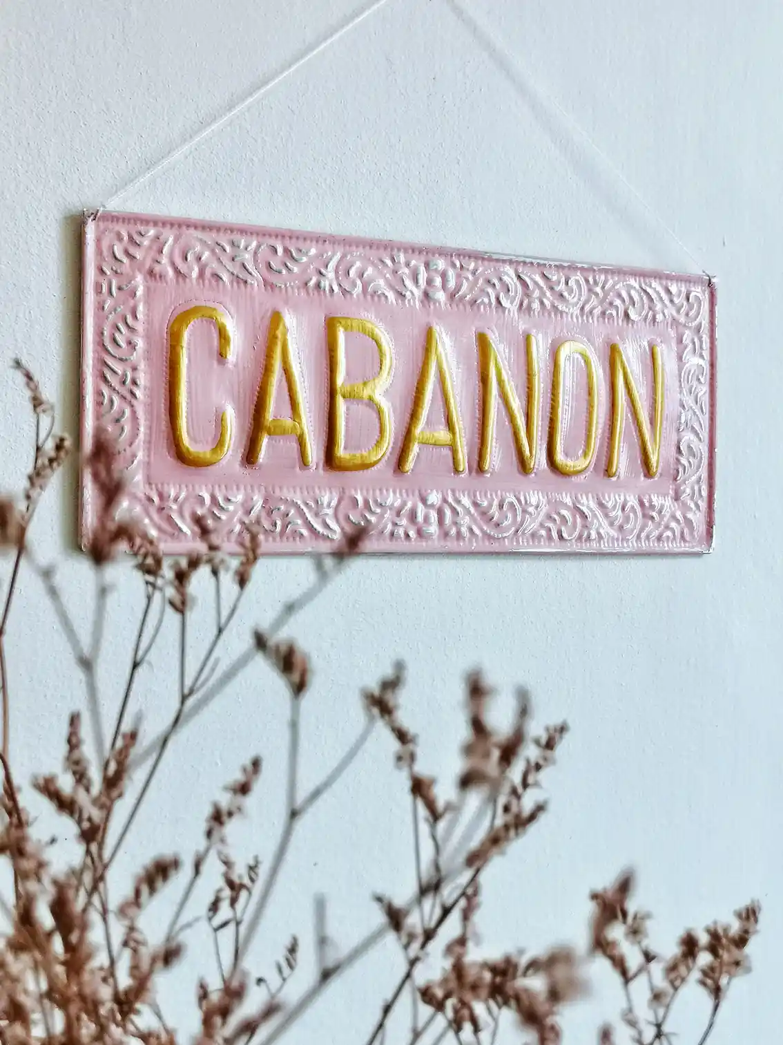 Nayda Diaries - Wholesale Plaque - CABANON metal decorative plate1