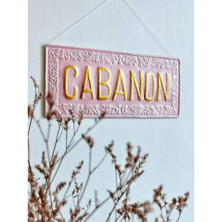 Nayda Diaries - Wholesale Plaque - CABANON metal decorative plate1
