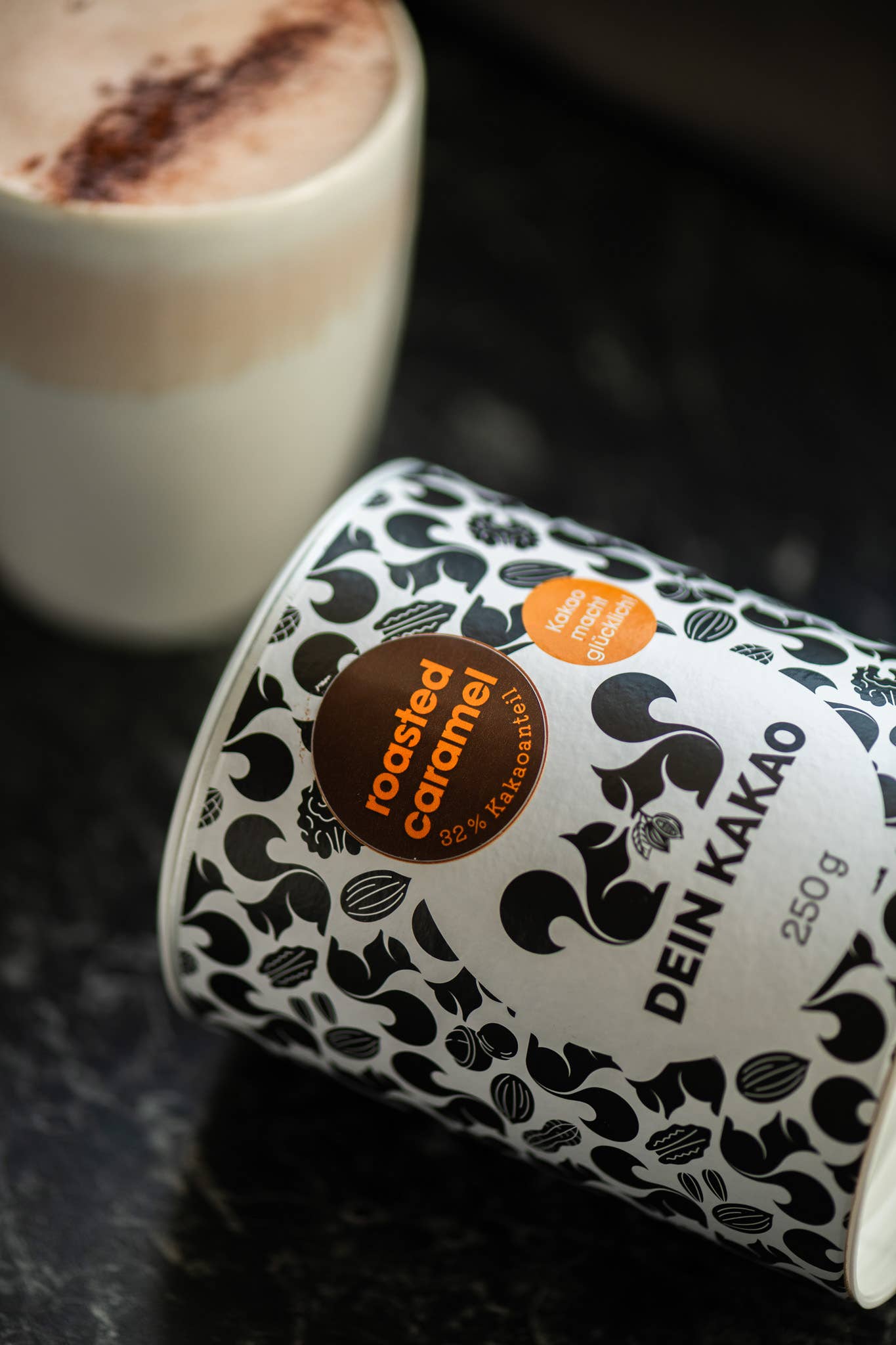 Dein Kakao - Wholesale Hot Cocoa Mix/Kit - roasted caramel chocolate powder | Your cocoa | Caramel2