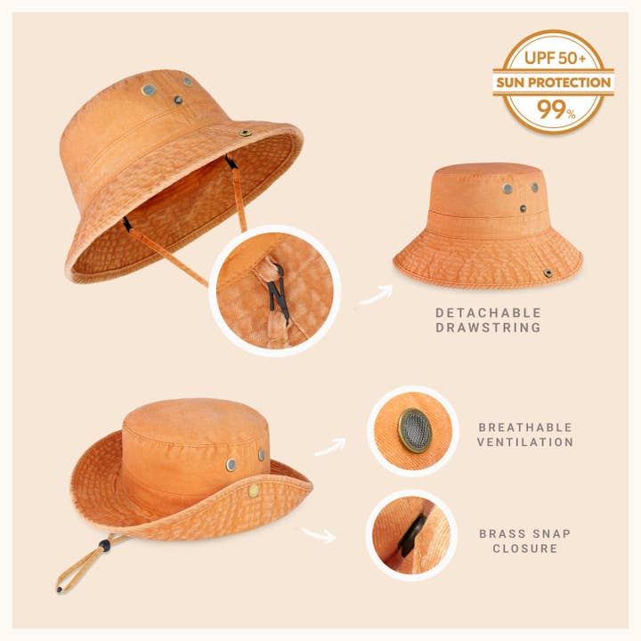 ChoKoLids - Wholesale Bucket Hat - Men's - CHOK.LIDS Wide Brim Bucket Hat25