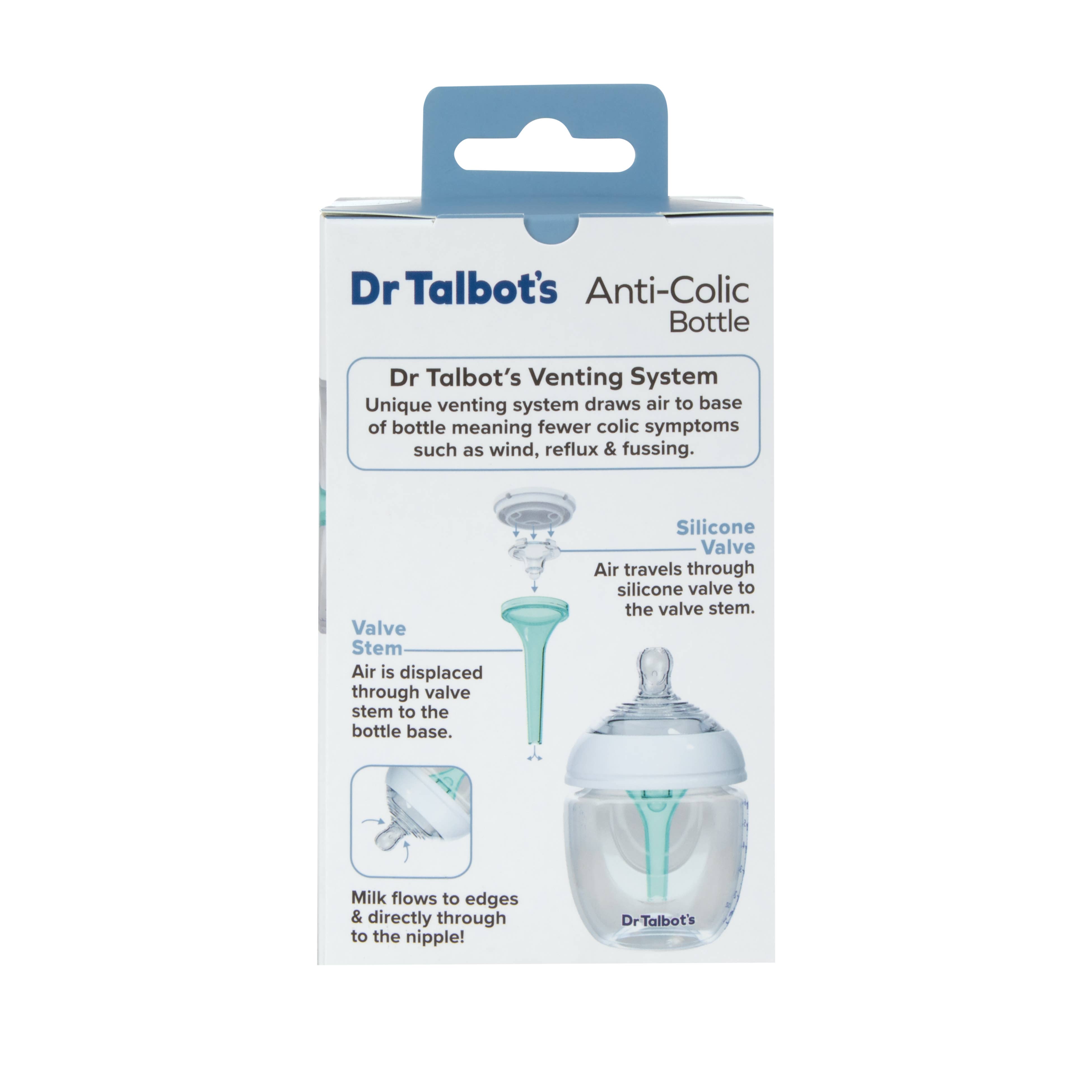 Dr. Talbot's - Wholesale Baby Bottle - Dr. Talbot's Anti-Colic Bottle 6 oz or 9 oz with White Screw11