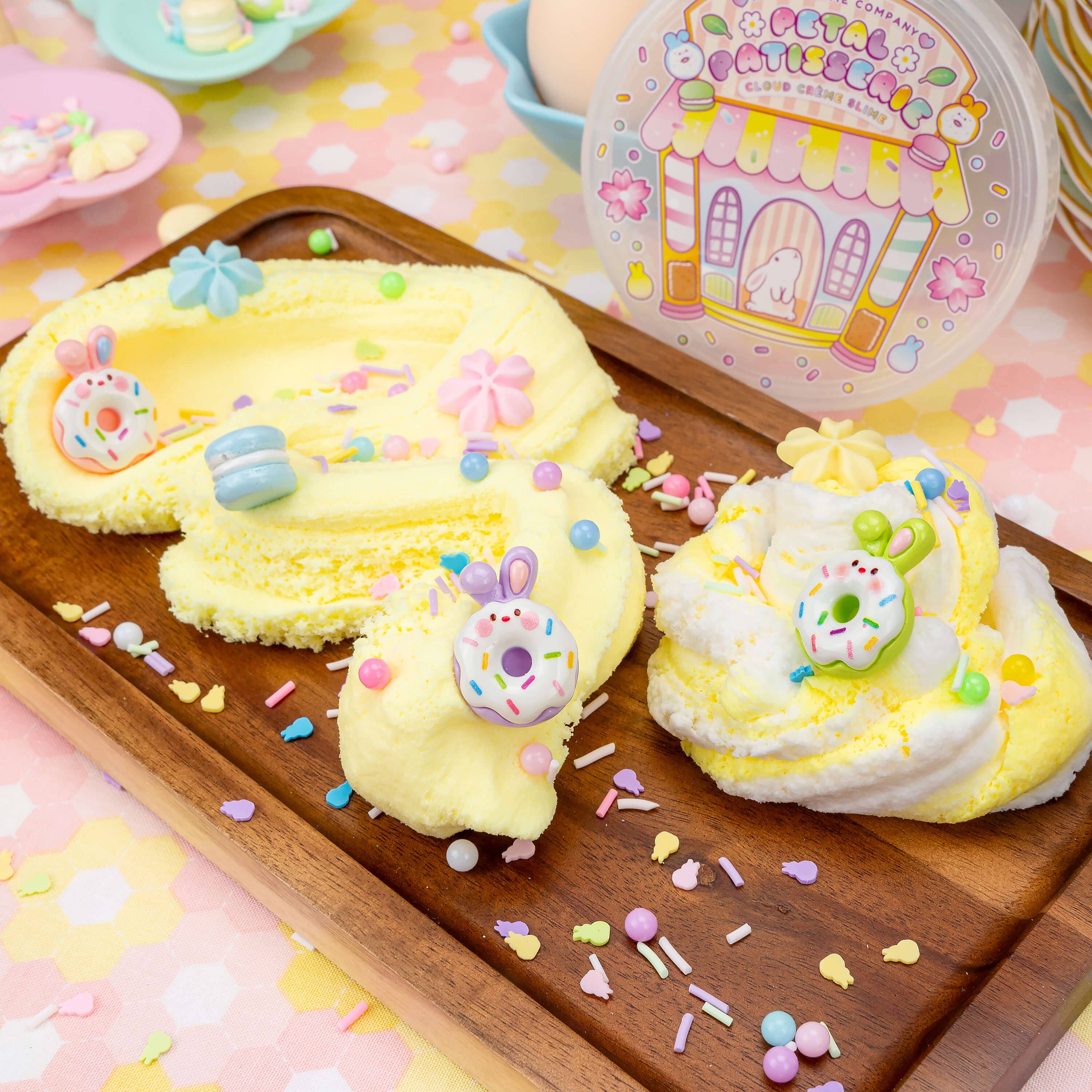 Kawaii Slime Company - Wholesale Putty/slime – Child - Petal Patisserie Cloud Creme Slime (4pcs/case)3
