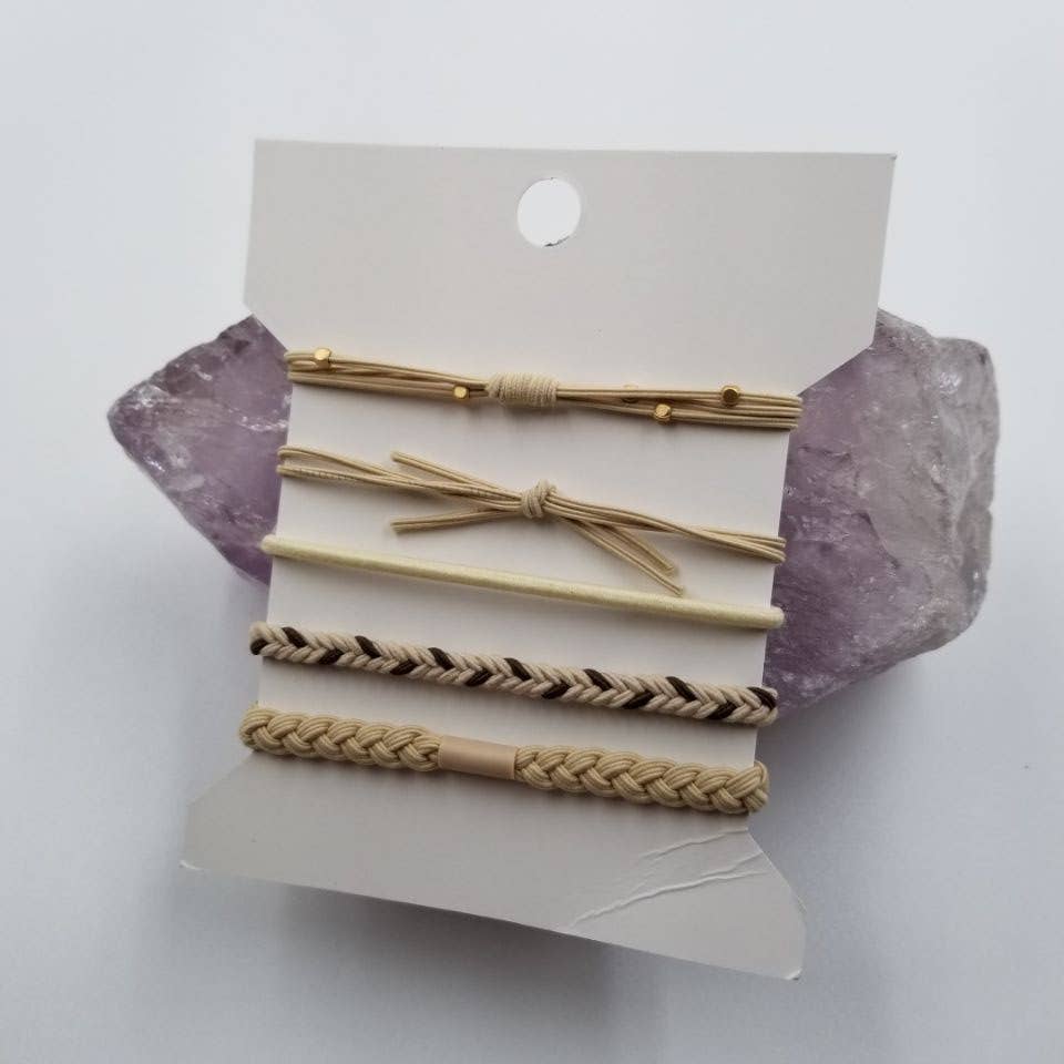 magnolia jewelry - Vente Bracelet tissé/tressé - Cravate à cheveux et bracelet tissés Tree of Life, lot de 52