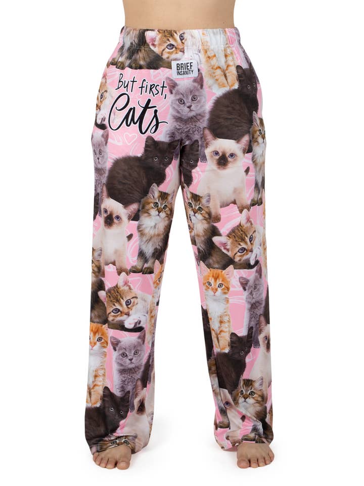 But First Cats Lounge Pants for wholesale by BRIEF INSANITY