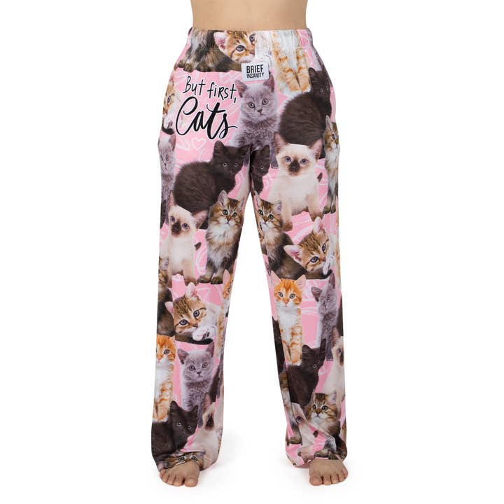 But First Cats Lounge Pants for wholesale by BRIEF INSANITY