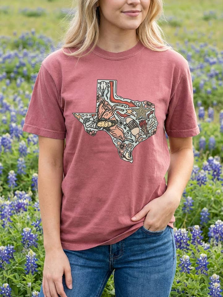 CC DTF CB TEXAS TEES, TSHIRTS, T-SHIRTS, for wholesale by L&B Life