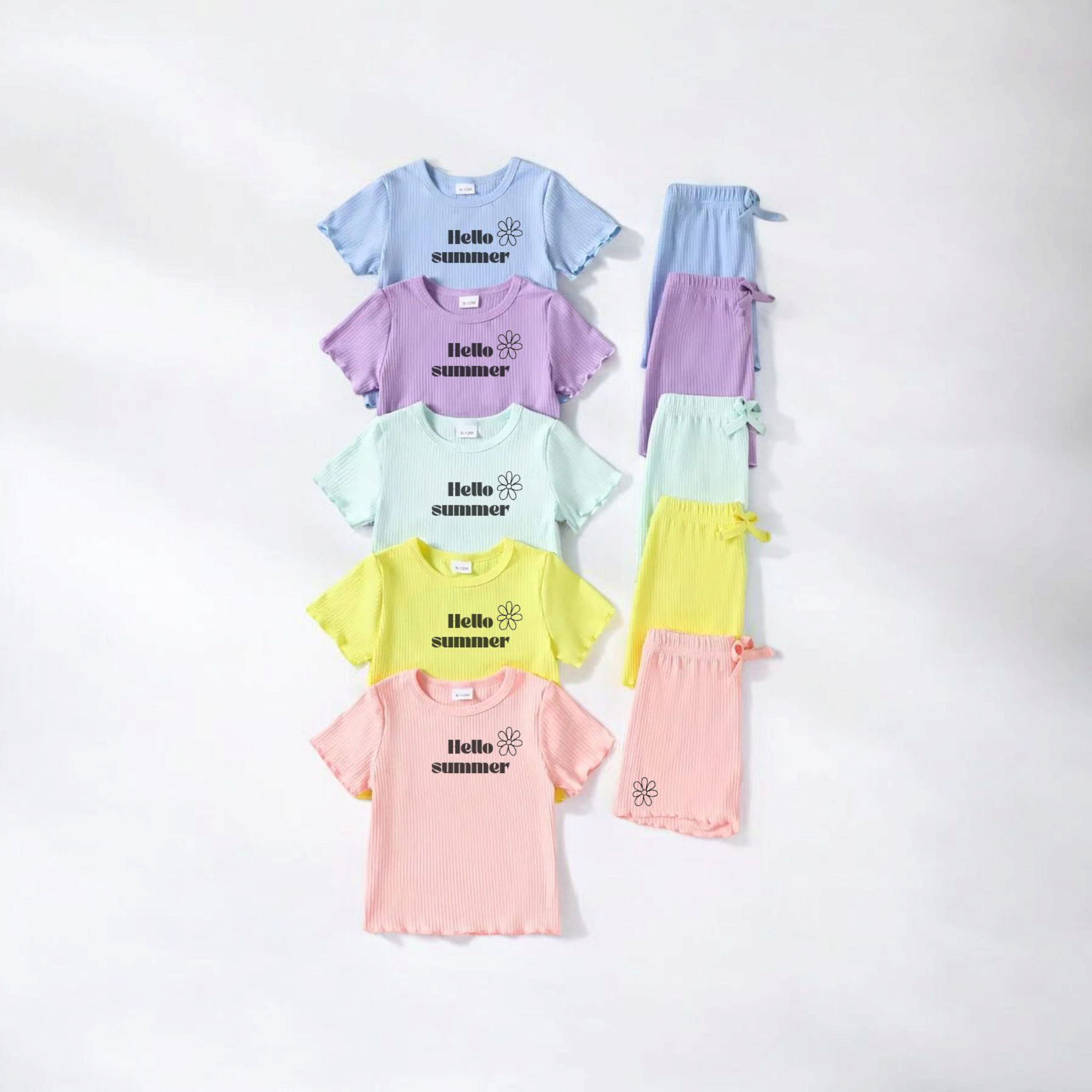 Kids4trendy - Wholesale Clothing Set - Baby - Summer clothing set girls | 5 sets1