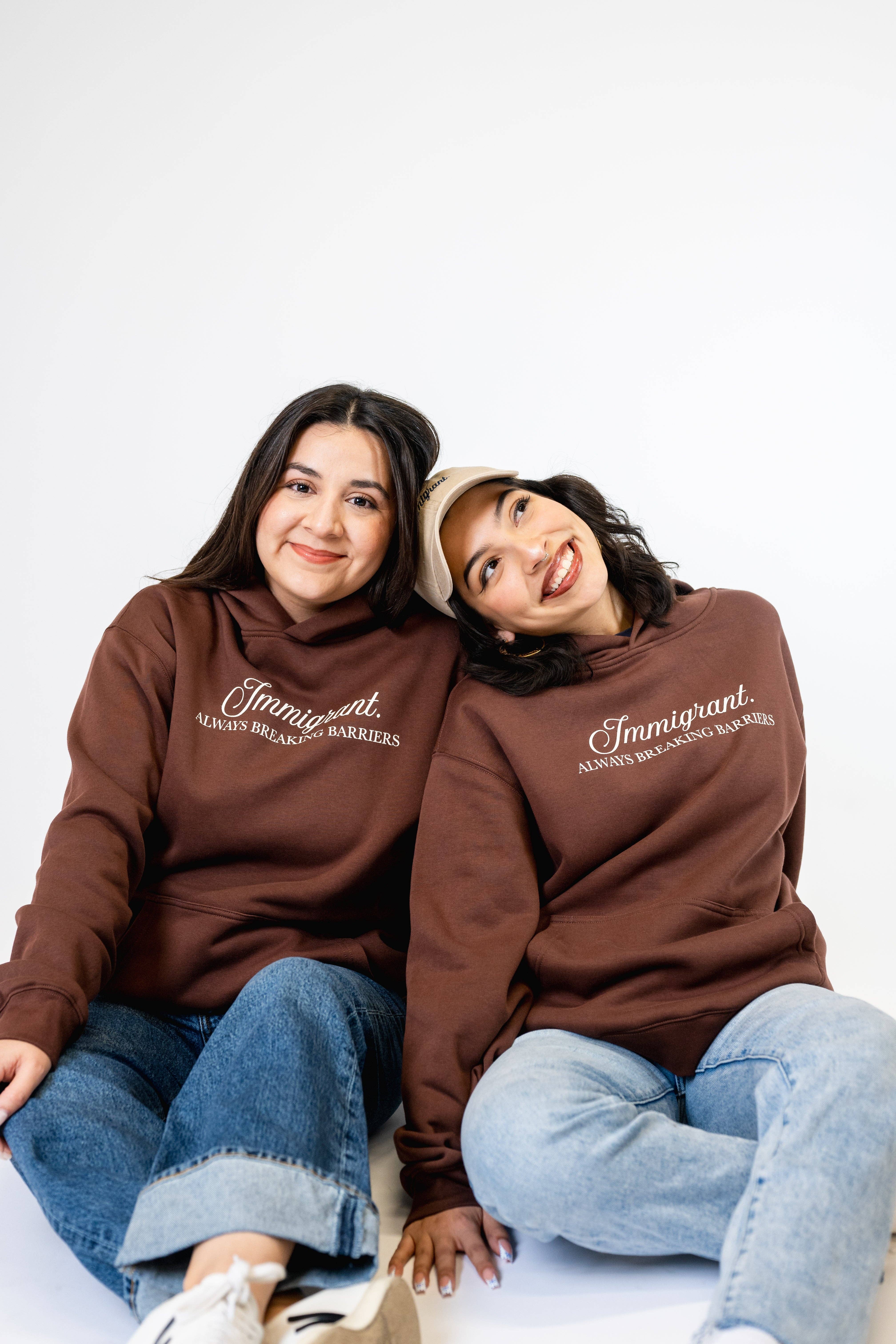 Jen Zeano Designs - Wholesale Hoodie - Women's - Immigrant Brown Hoodie1
