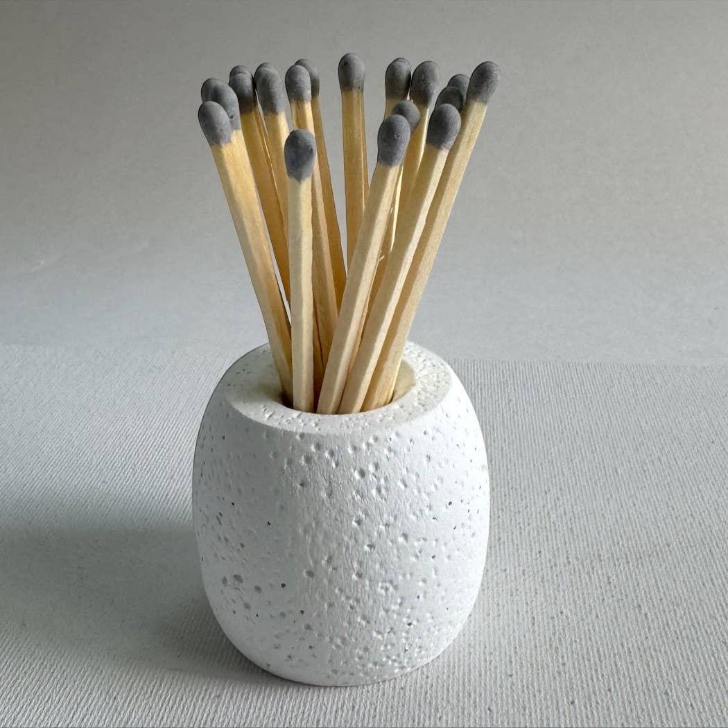 CJ Gift Goddess - Wholesale Match Holder - Concrete Match Holder/Toothpick Holder: Includes 25 Matches46