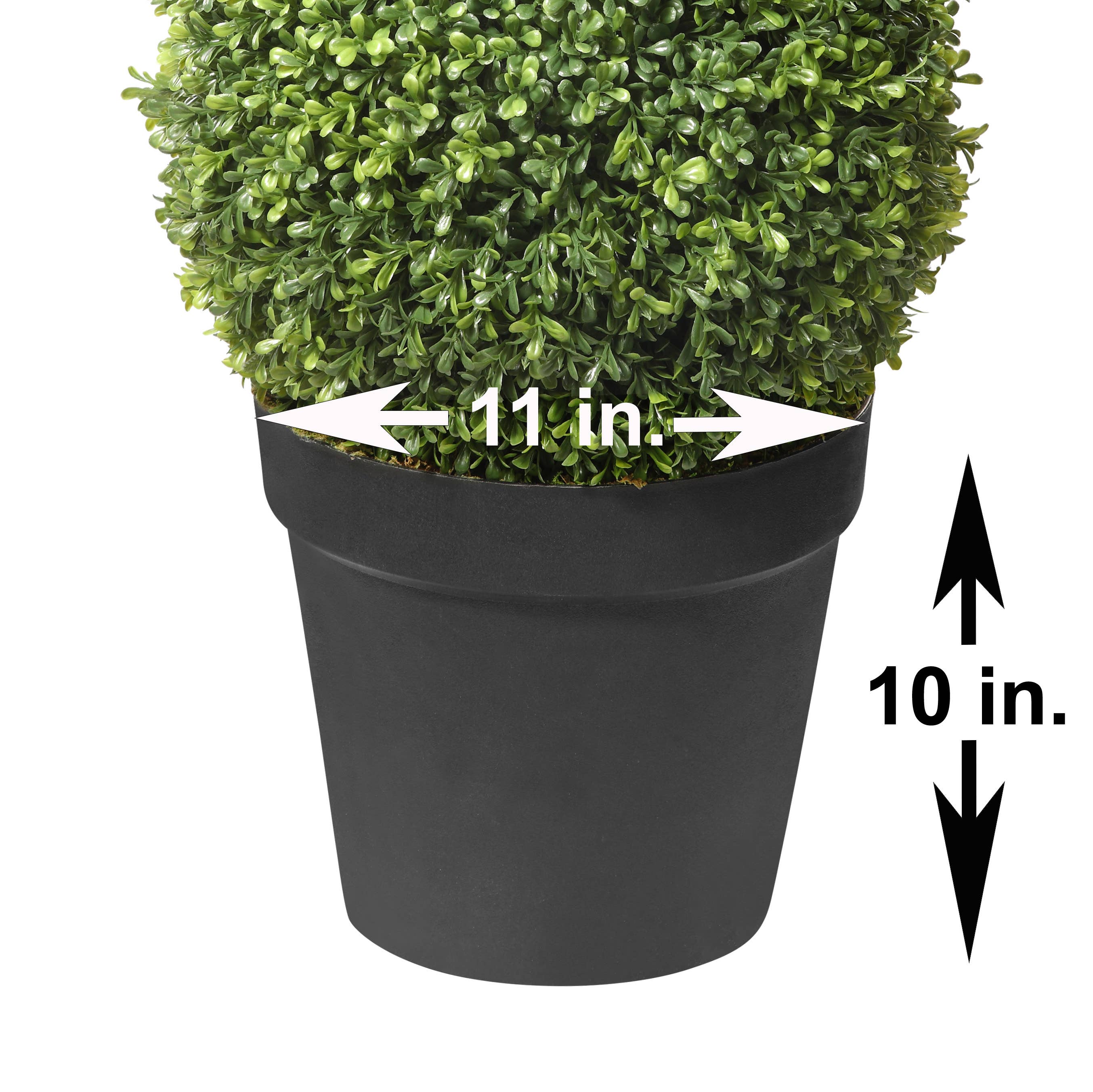 Haute Decor - Vente Plantes artificielles - Topiaire artificiel triple réglable en buis2