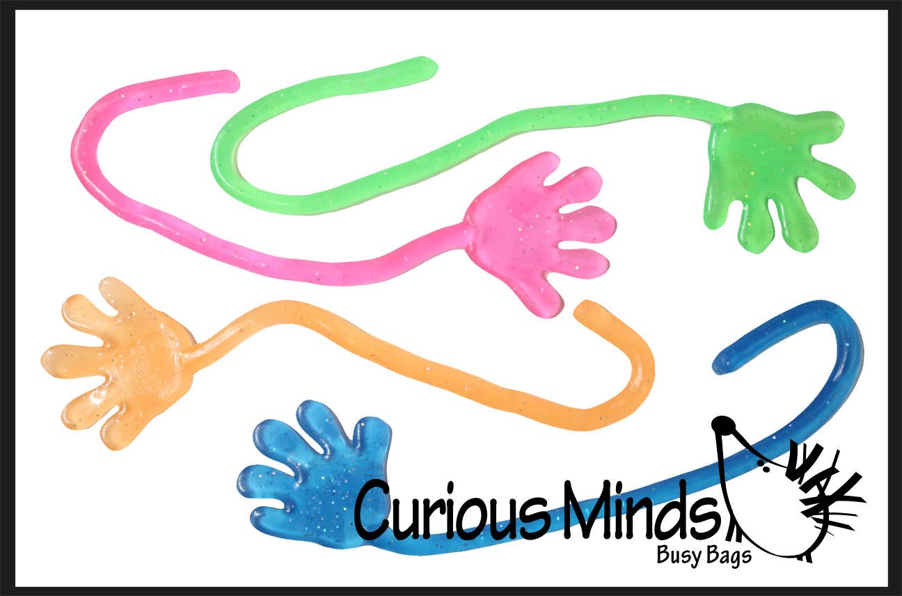 Curious Minds Toys - Wholesale Party gift - Sticky Hands - Mini Glitter for Party Favors, Goodie Bags, T1