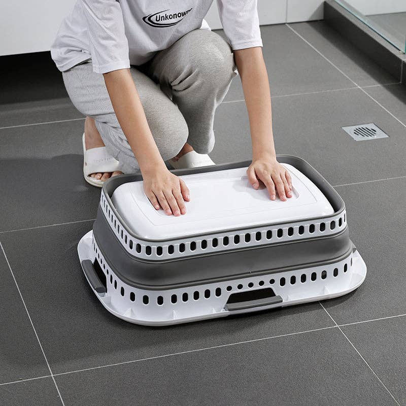 VIGOR - Wholesale Laundry basket - Perfect Space Saving Premium Quality Basket Collapsible Plas8