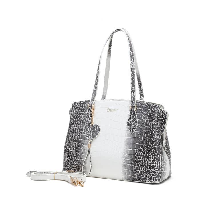 Brangio (Italy) Company Inc. - Wholesale Tote Bag - Women's - Brangio Italy Croc Gradient Tote Bag 1