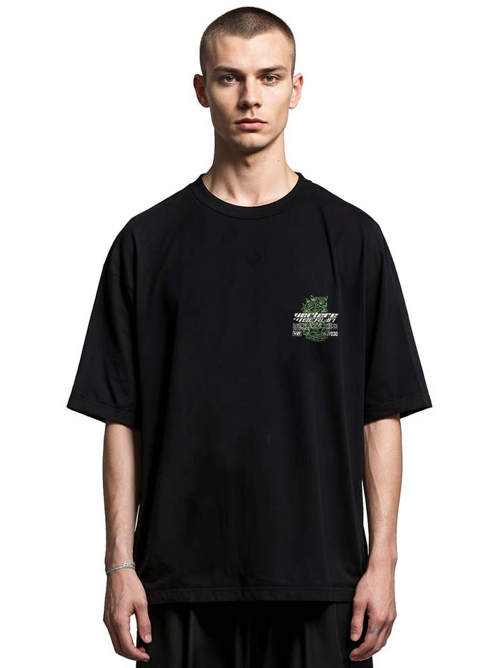 OVERLAY T-SHIRT - BLACK for wholesale on Faire3