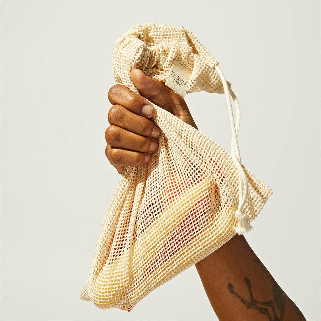 Natural Produce Bags - Netted for wholesale on Faire2