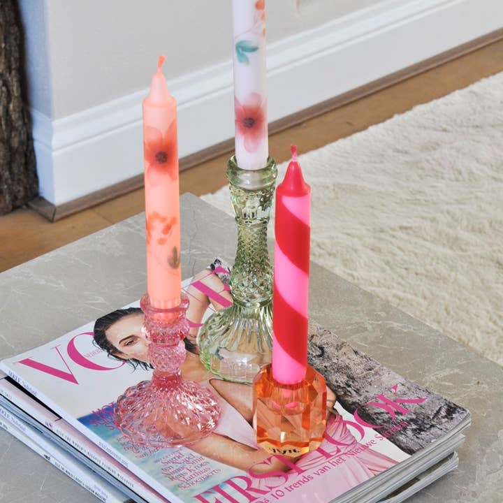 Aifcandles - Wholesale Tapered Candle/Candlestick - Candlestick Noa Green5