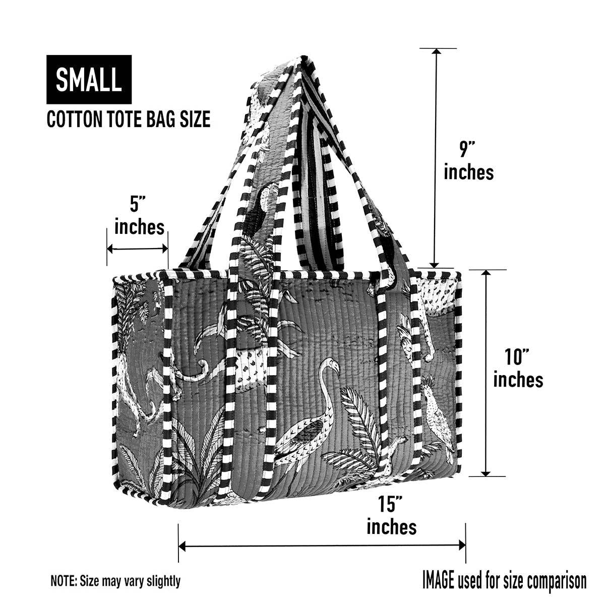 BNB Crafts Inc. - Wholesale Tote Bag - Women's - Cotton Block Print Tote Bag- Small & Large2
