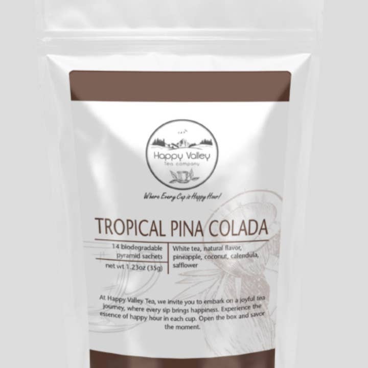 Mélange tropical de pina colada de Happy Valley Tea Company pour la vente par Happy Valley Tea