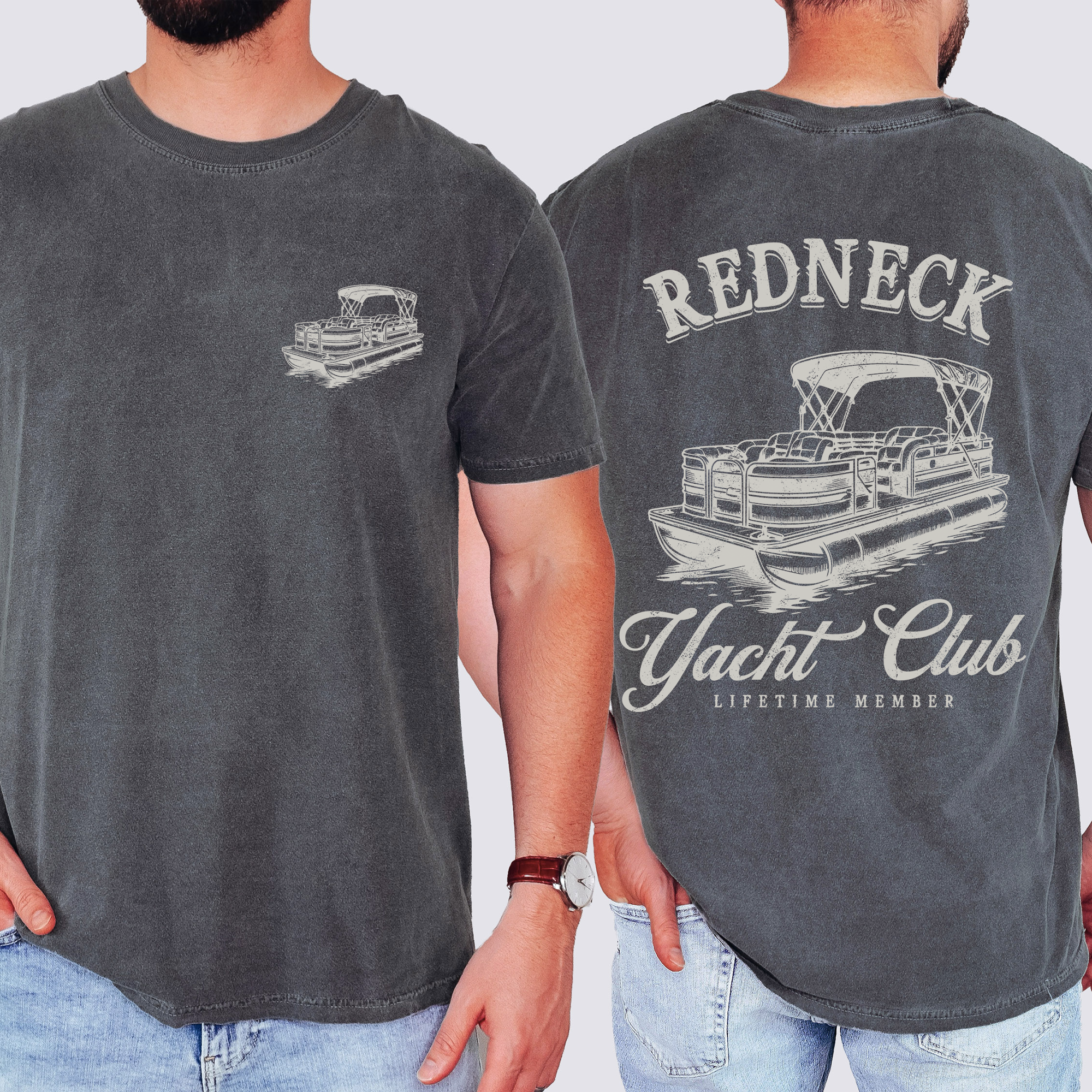 Refinery Number One LLC - Wholesale T-Shirt (Graphic) - Unisex - Redneck Yacht Club Boating, Country, Lake Life T-Shirt7