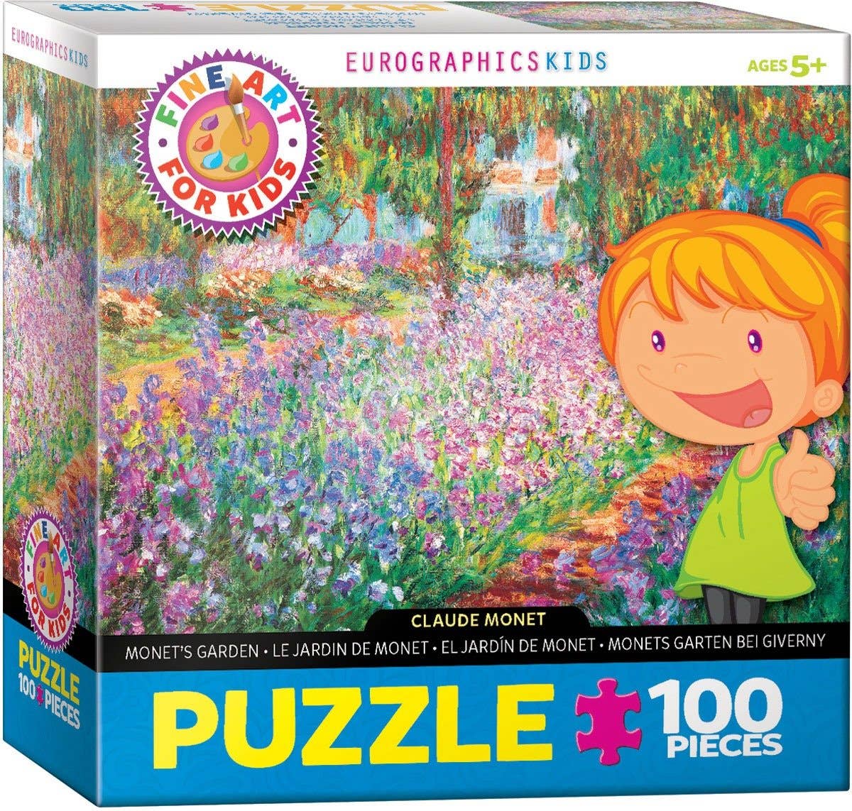 Eurographics Puzzles USA - Wholesale Puzzle - Kids - Monet's Garden0