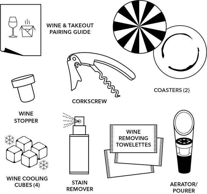 Pinch Provisions - Wholesale Wine Tool Set - Rosé Kit | Peach