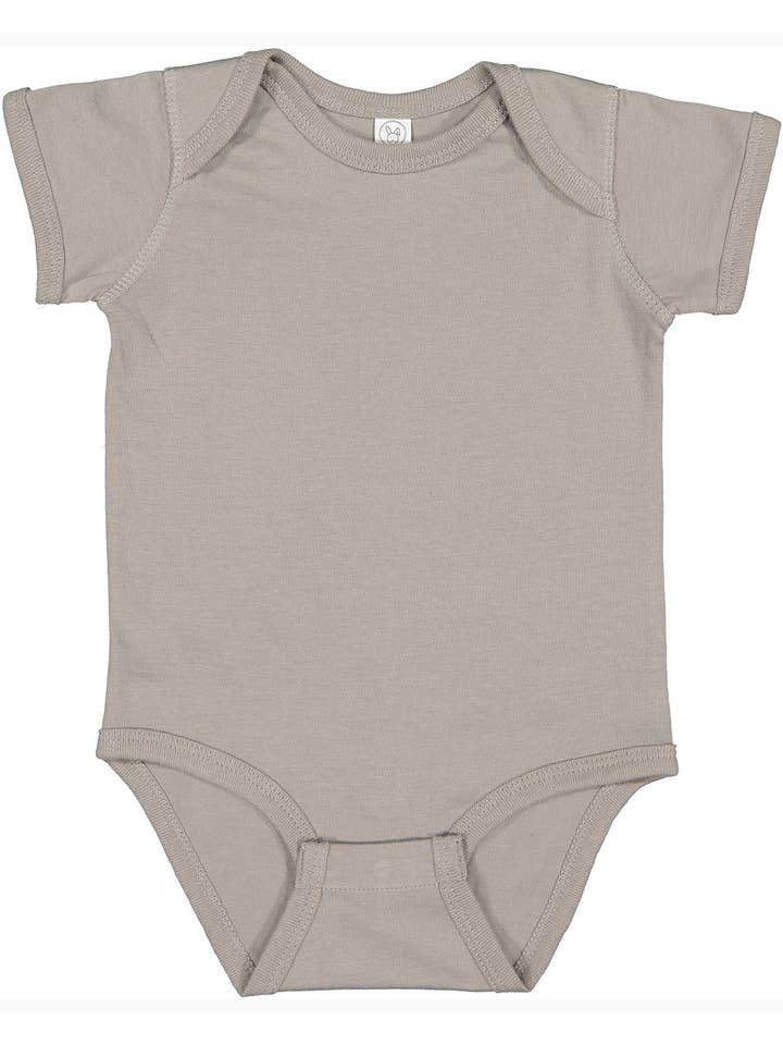 Total Apparel - Wholesale Bodysuit (Non-Footed) - Baby - Rabbit Skins Infant Fine Jersey Bodysuit | Blank Onesie 442445