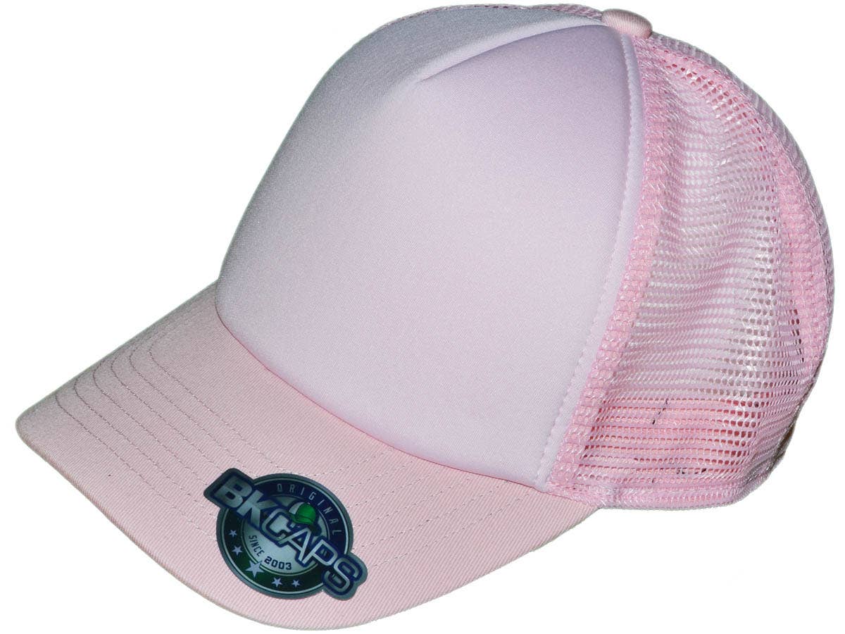 Buck Wholesale - Wholesale Truckerpet - Uniseks - Blanco truckerhoeden met 5 panelen van katoenschuim - BKP PREMIUM Caps23