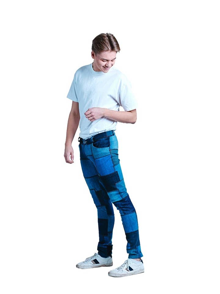 Piece Of Jeans vaqueros ajustados: azul oscuro para venta al por mayor de Piece Of Jeans