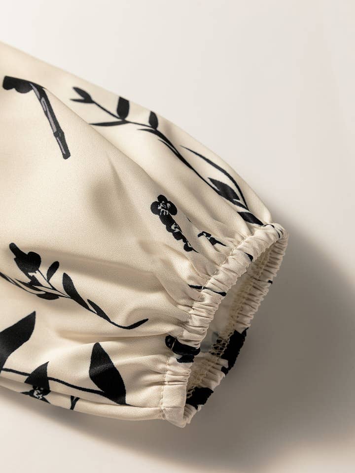 Khaki Abigail Long Sleeve Blouse Long Sleeve Top for wholesale on Faire3