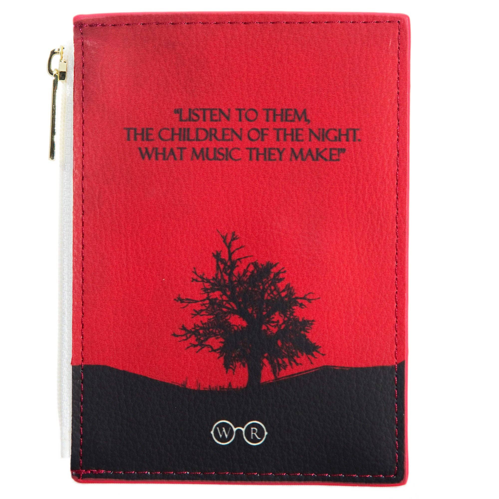 Well Read Company - Wholesale Coin Purse - Women's - Dracula Moon Red Book Coin Purse Wallet1