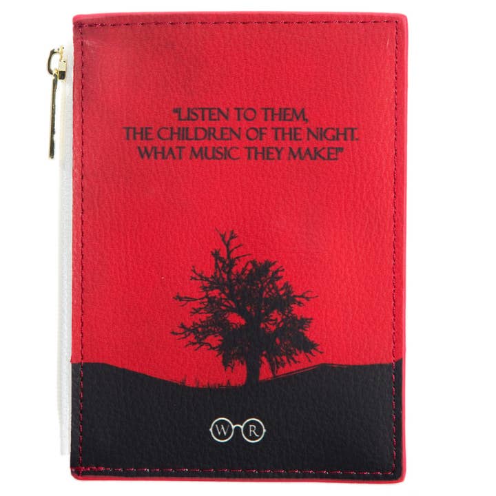 Well Read Company - Wholesale Coin Purse - Women's - Dracula Moon Red Book Coin Purse Wallet1