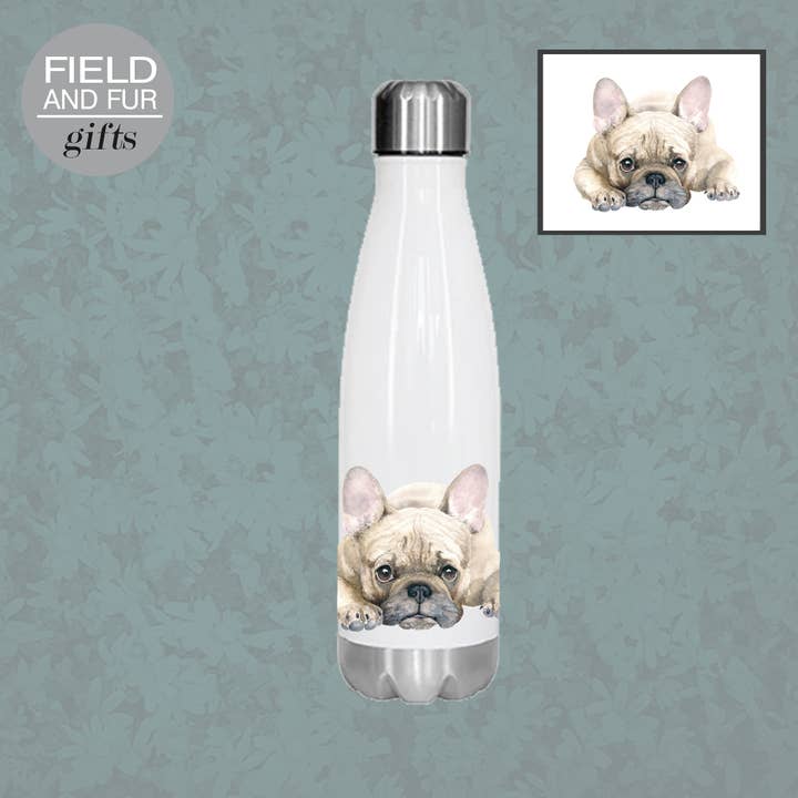 Garrafa de bebidas isolada, Gaston, Buldogue Francês por atacado de Field and Fur Gifts