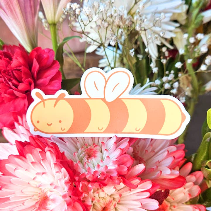 Long Bee - Vinyl Sticker for wholesale by Sugar Lich