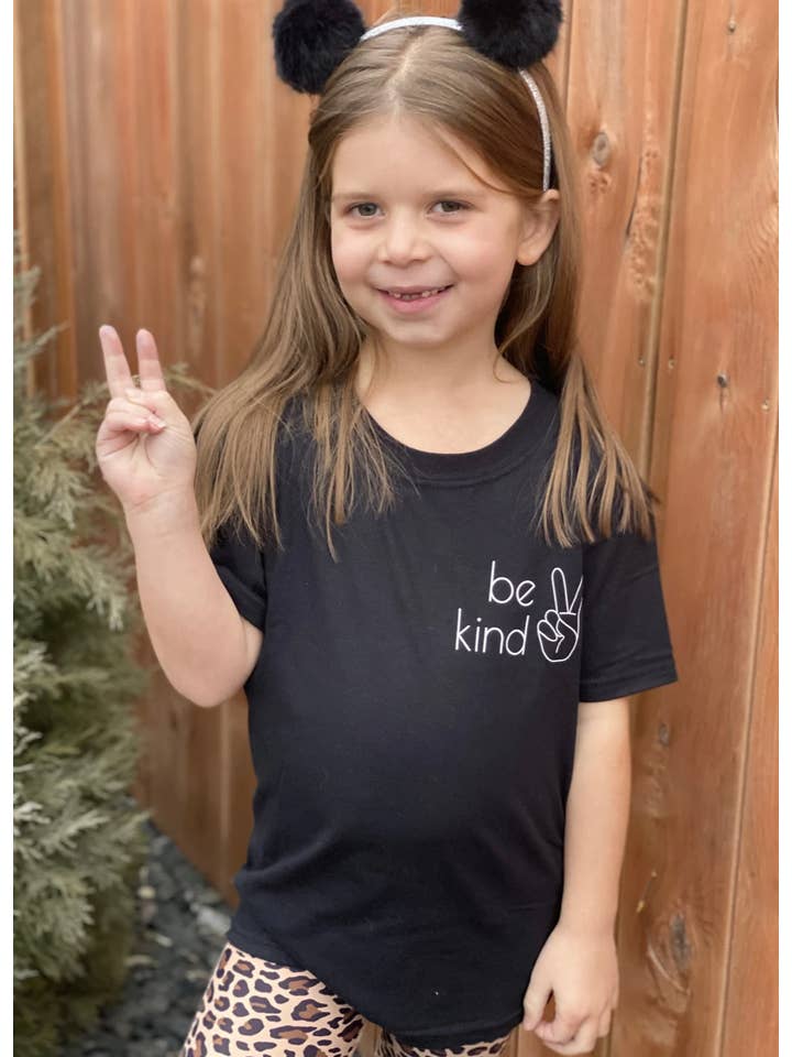 HayMad & Co. - Wholesale Screen Printed T-Shirt - Kids - Be Kind Kids Tshirt