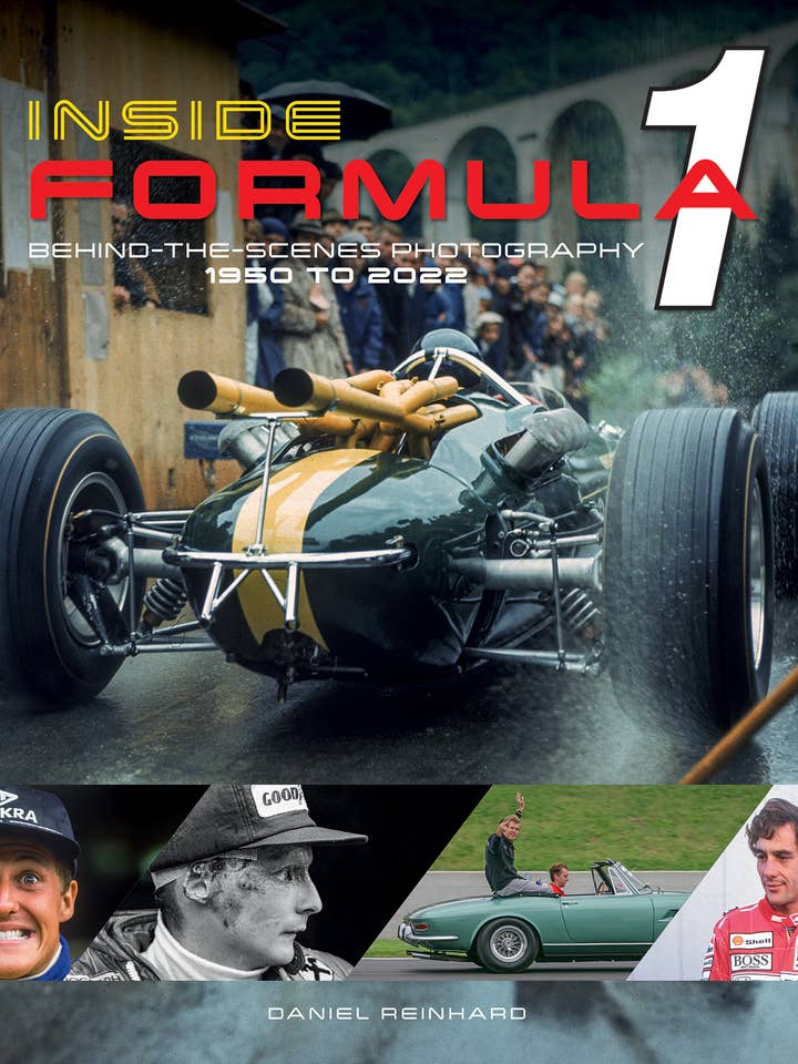 Inside Formula 1: Behind-the-Scenes Photography, 1950–2022 for wholesale by Schiffer Publishing