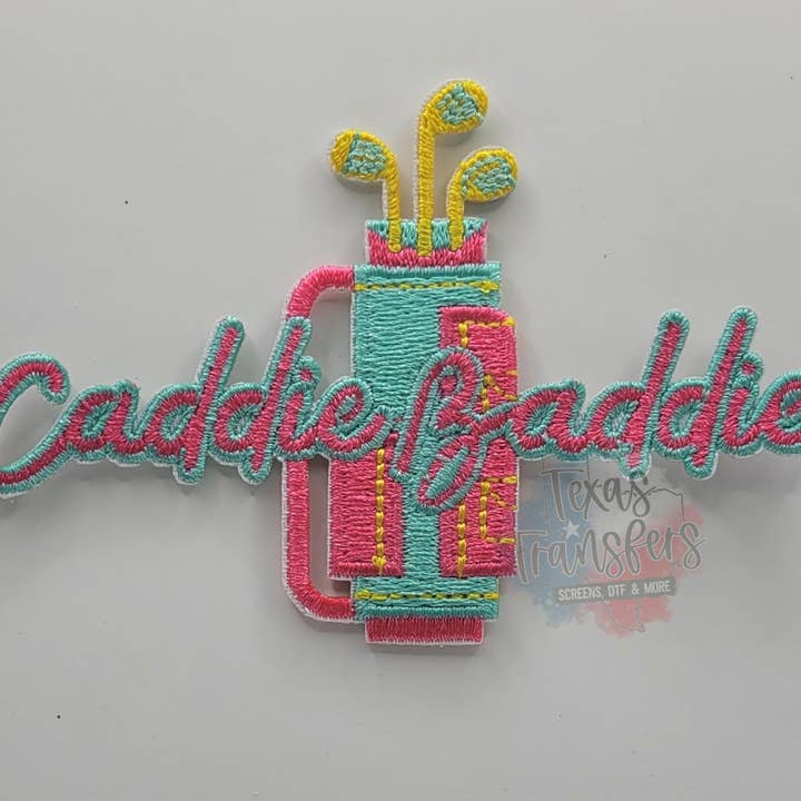 Texas Transfers - Wholesale Patch - Caddie Baddie Iron-On PATCH