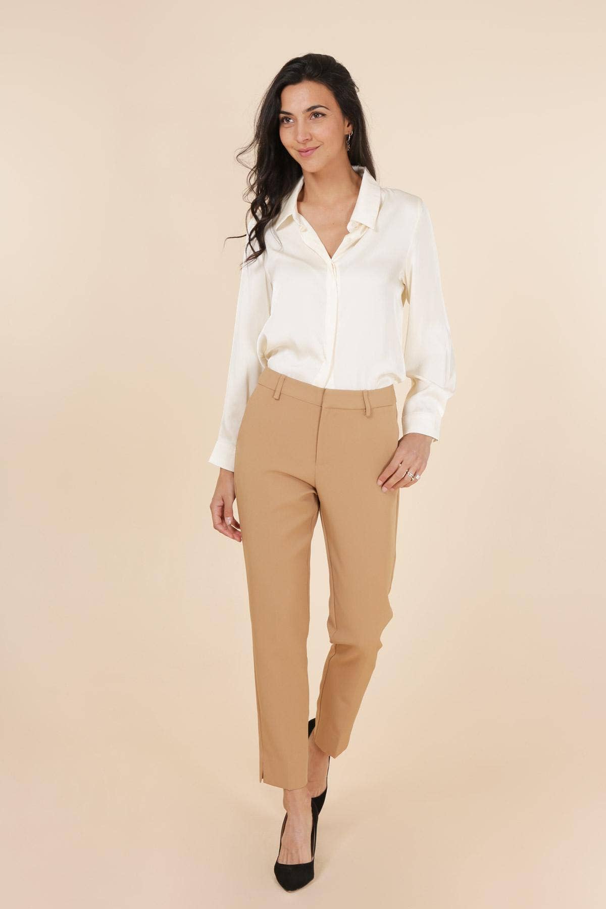 Attentif Paris - Venta al por mayor Pantalones - Mujer - Pantalones pitillo de talle alto [Signature]28