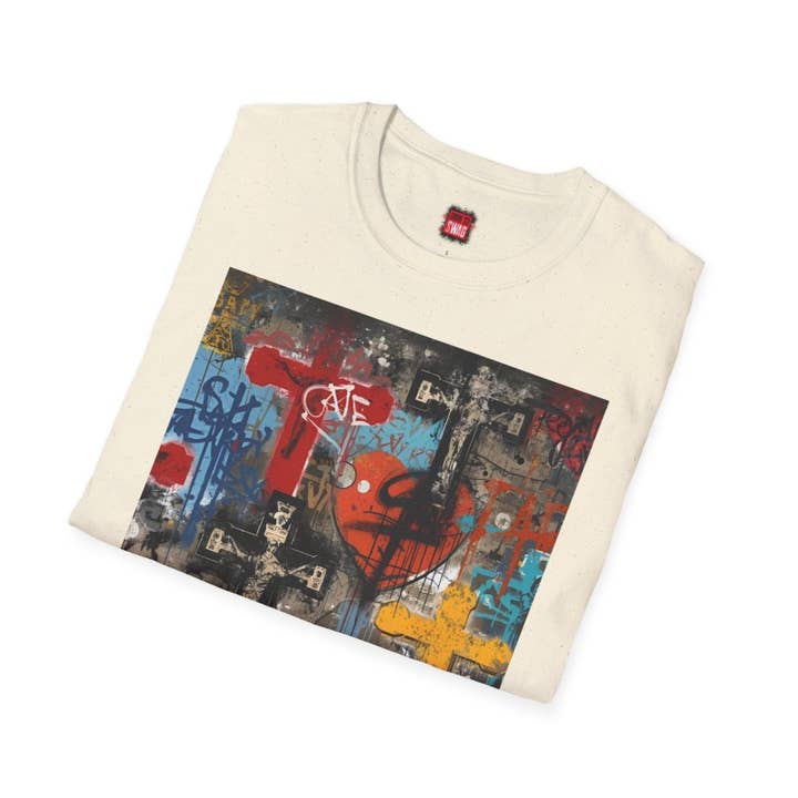 Ohhh So Swag - Wholesale Screen Printed T-Shirt - Unisex - Colour Faith-Inspired Graffiti Unisex Christian T-shirt | CA11