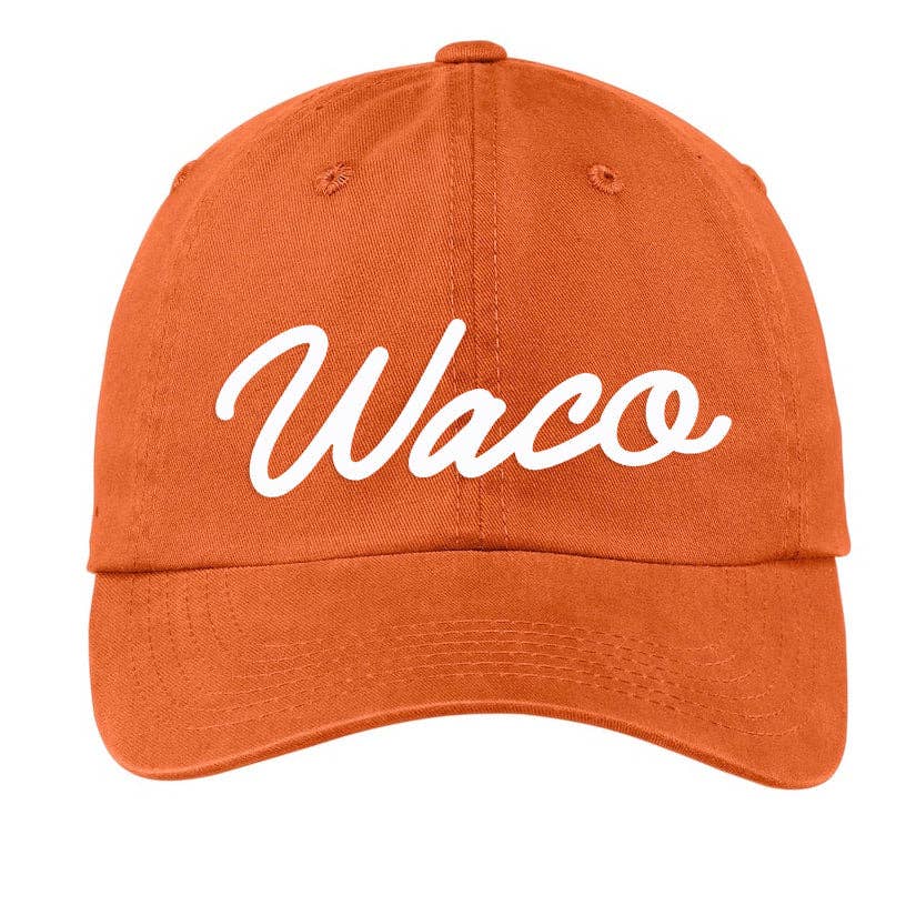Frankie Jean - Vente Casquette de baseball – unisexe - Casquette de baseball Waco Cursive1