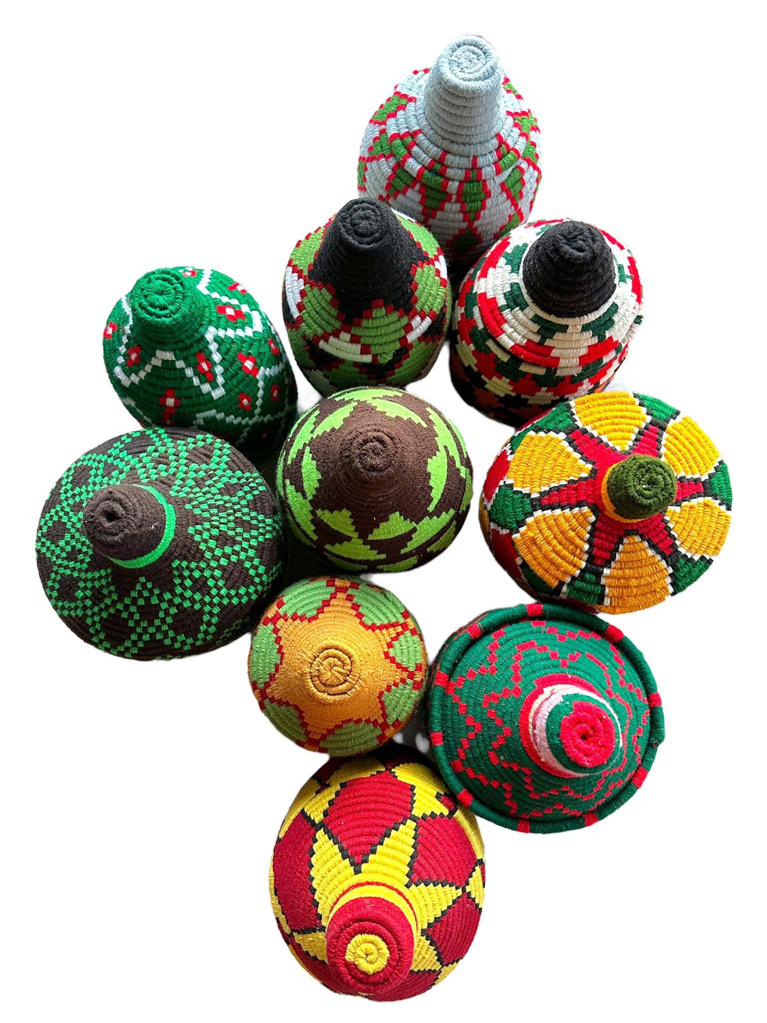SOUK in the CITY - Wholesale Basket - Set of 5 Berber Baskets (fixed color mixes)13