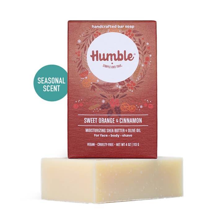 Sweet Orange & Cinnamon Soap Bar for wholesale by Humble Brands, Inc.