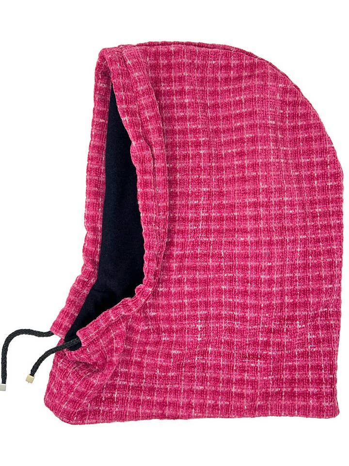 Fuchsia ull tweed balaklava för wholesale av Tétè Accessories
