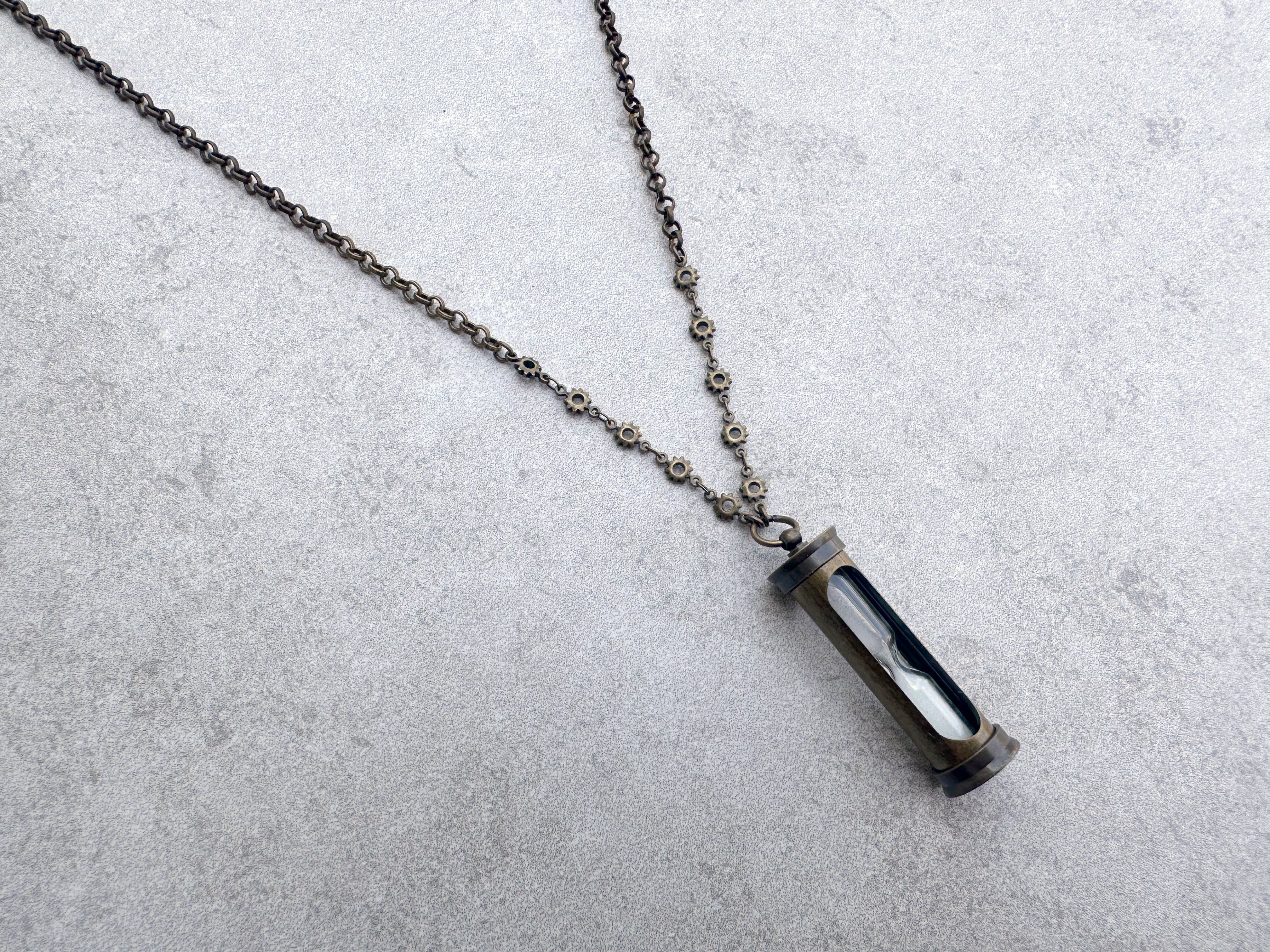 daniAWESOME - Wholesale Pendant/Charm Necklace - Hourglass Found Object Necklace5