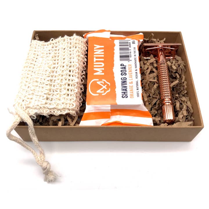 Mytteri Box (Pouch) - Orange & Lavendel for engroshandel hos Mutiny Shaving