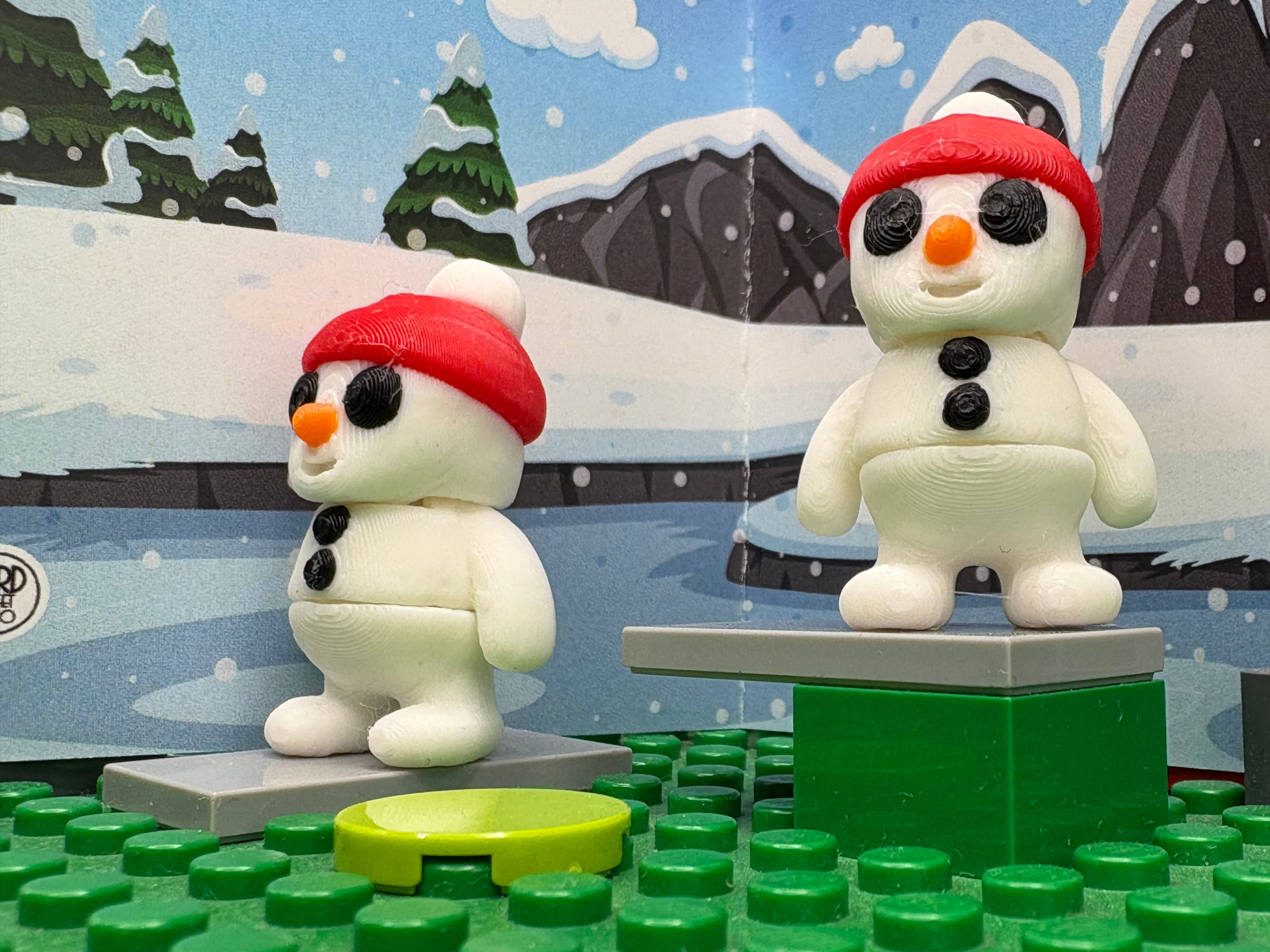 Third St. Studio - Wholesale Fidget Toy - Kids - Holiday Friends - Snowman1